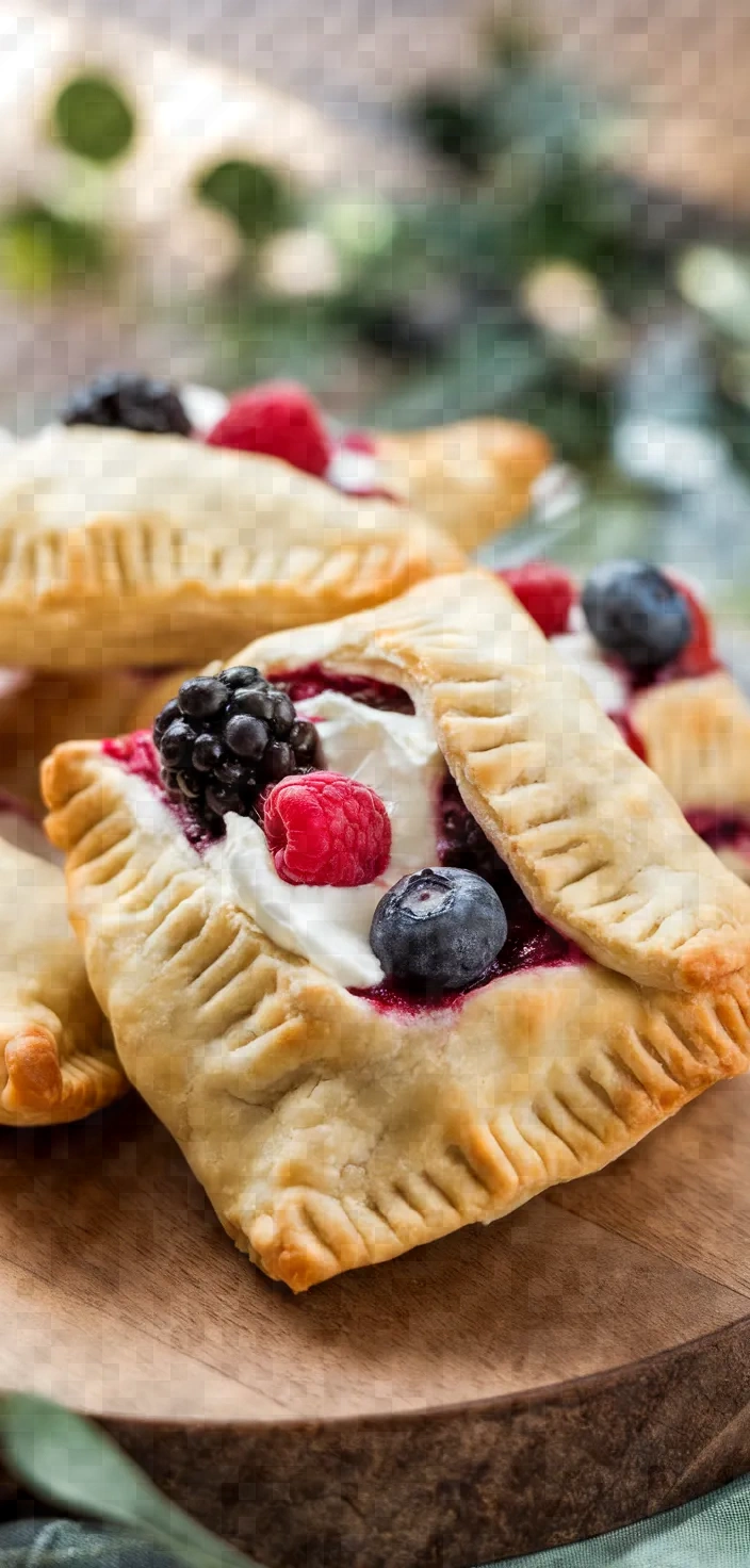 Mixed Berry And Cream Cheese Hand Pies Recipe