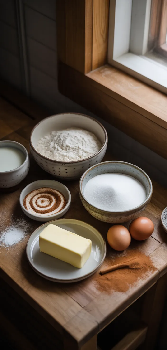 Ingredients photo for Cinnamon Bread Recipe