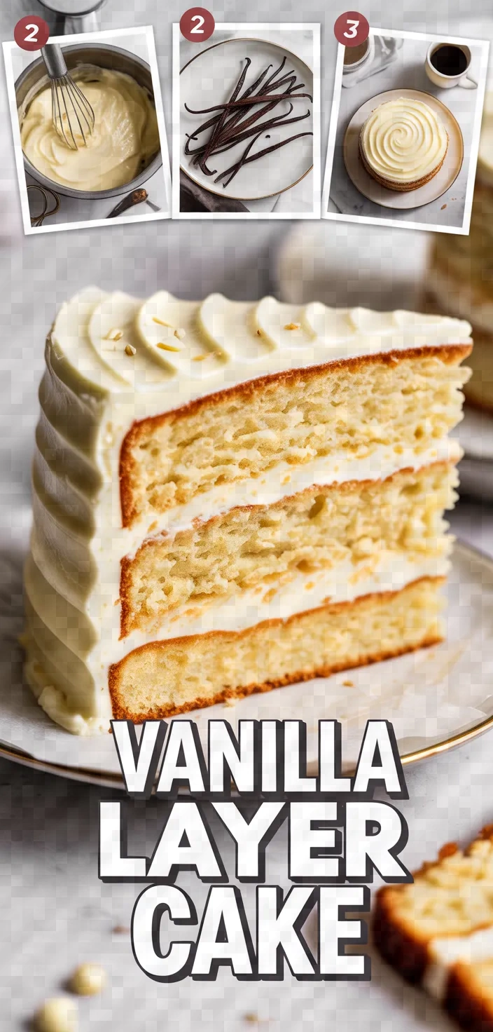 A photo of Vanilla Layer Cake Recipe