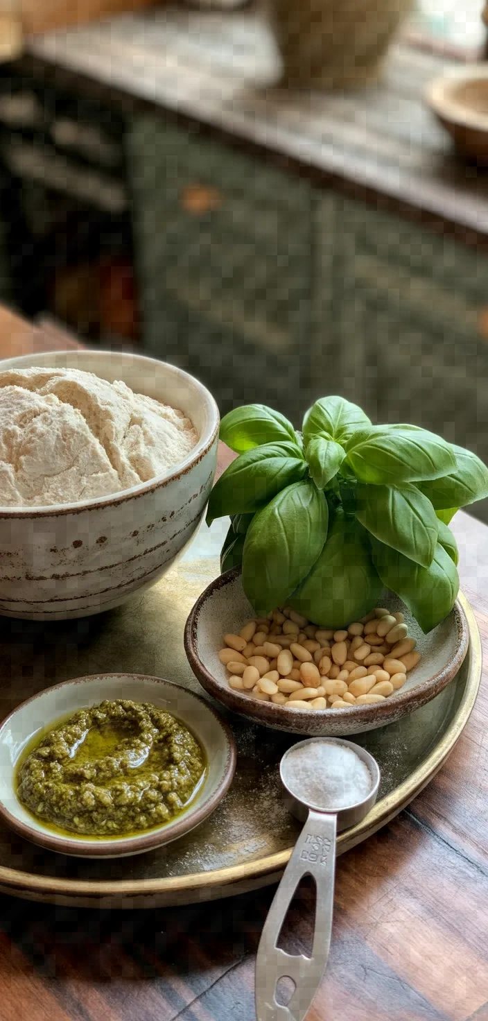 Ingredients photo for Pesto Dinner Rolls Recipe