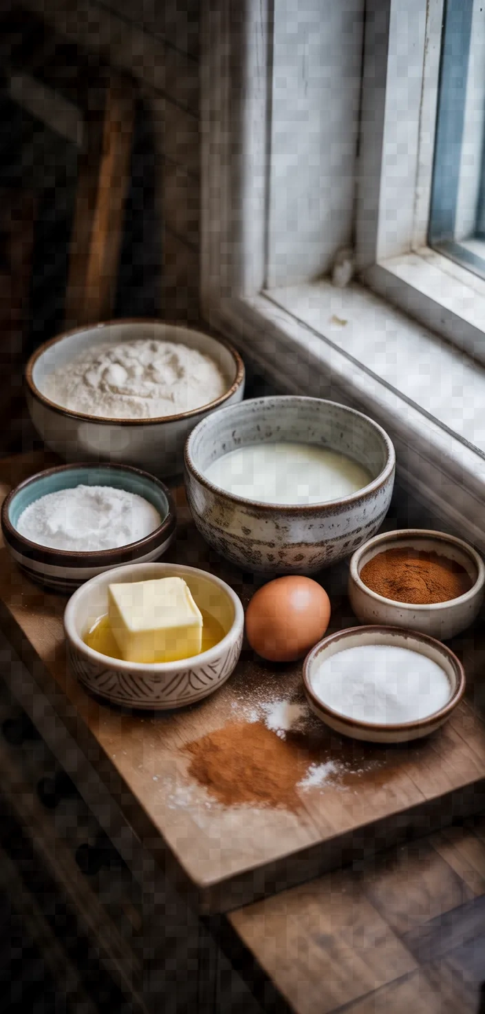 Ingredients photo for Small Batch Cinnamon Rolls Recipe