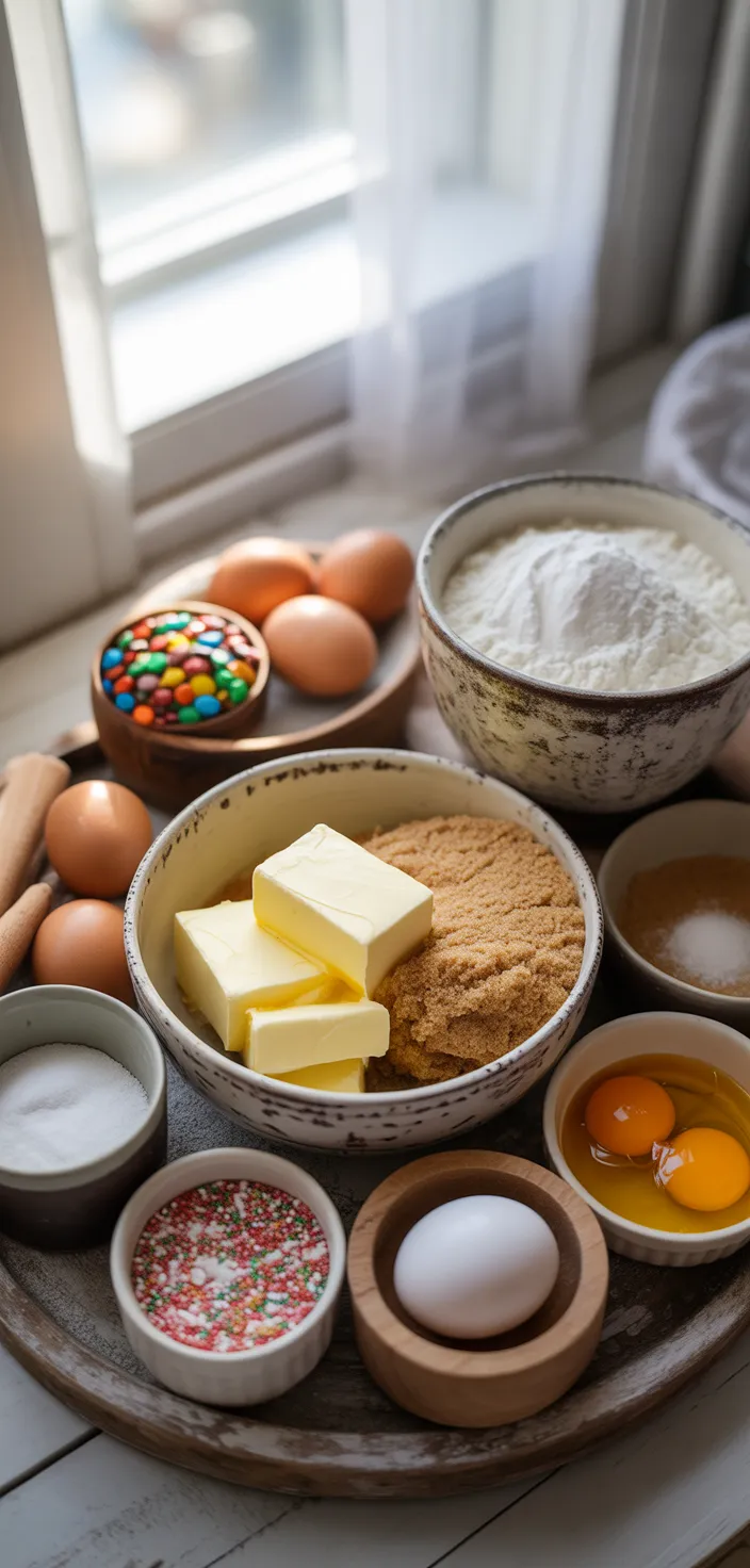 Ingredients photo for The BEST Christmas Cookie Bars Recipe