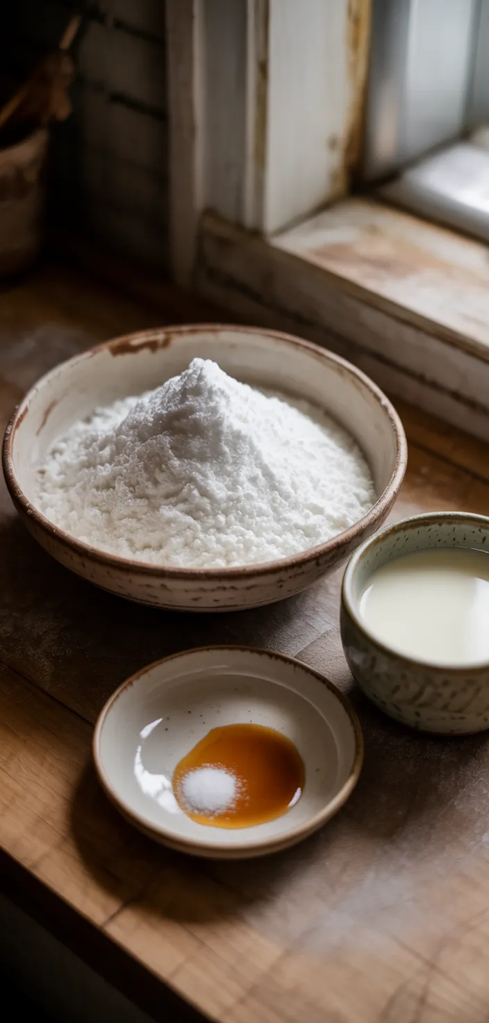 Ingredients photo for Easy Glace Icing {Sugar Cookie Icing} Recipe