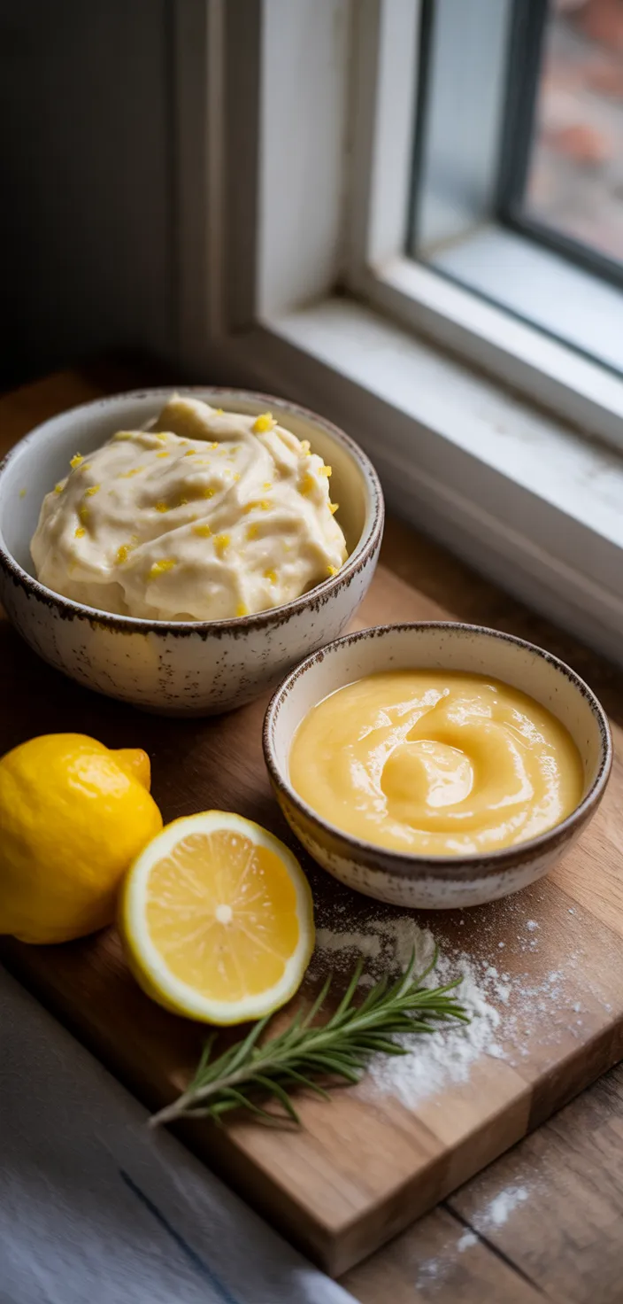 Ingredients photo for Gluten Free Lemon Curd Cookies Recipe