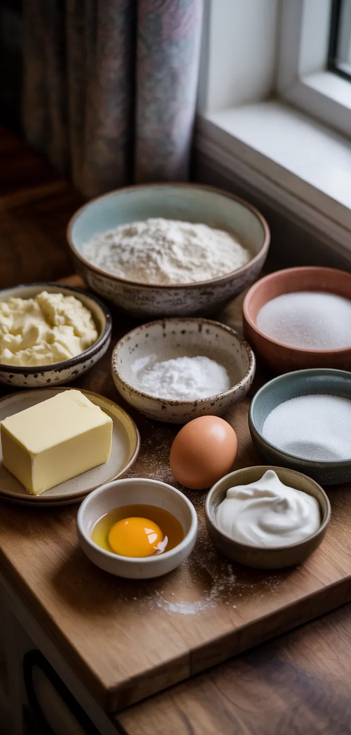 Ingredients photo for The Softest Sugar Cookies Of Your Life From The Food Charlatan. Recipe