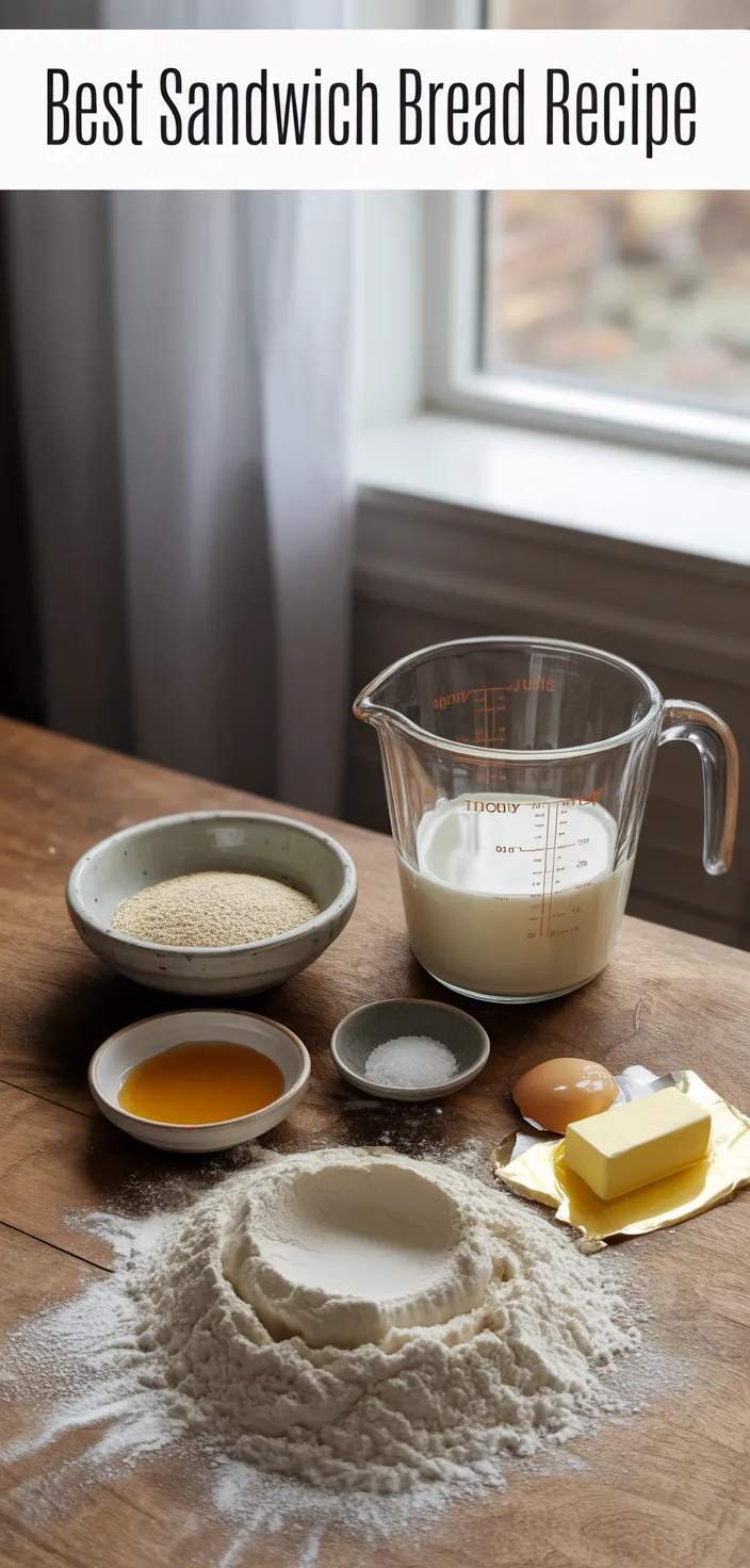 Ingredients photo for Best Sandwich Bread Recipe