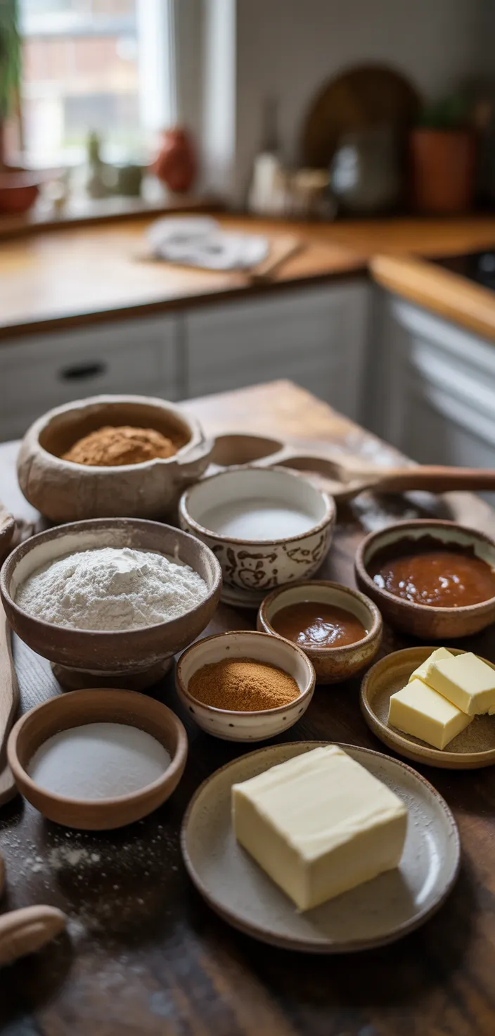 Ingredients photo for Gingerbread Cookie Bars Recipe