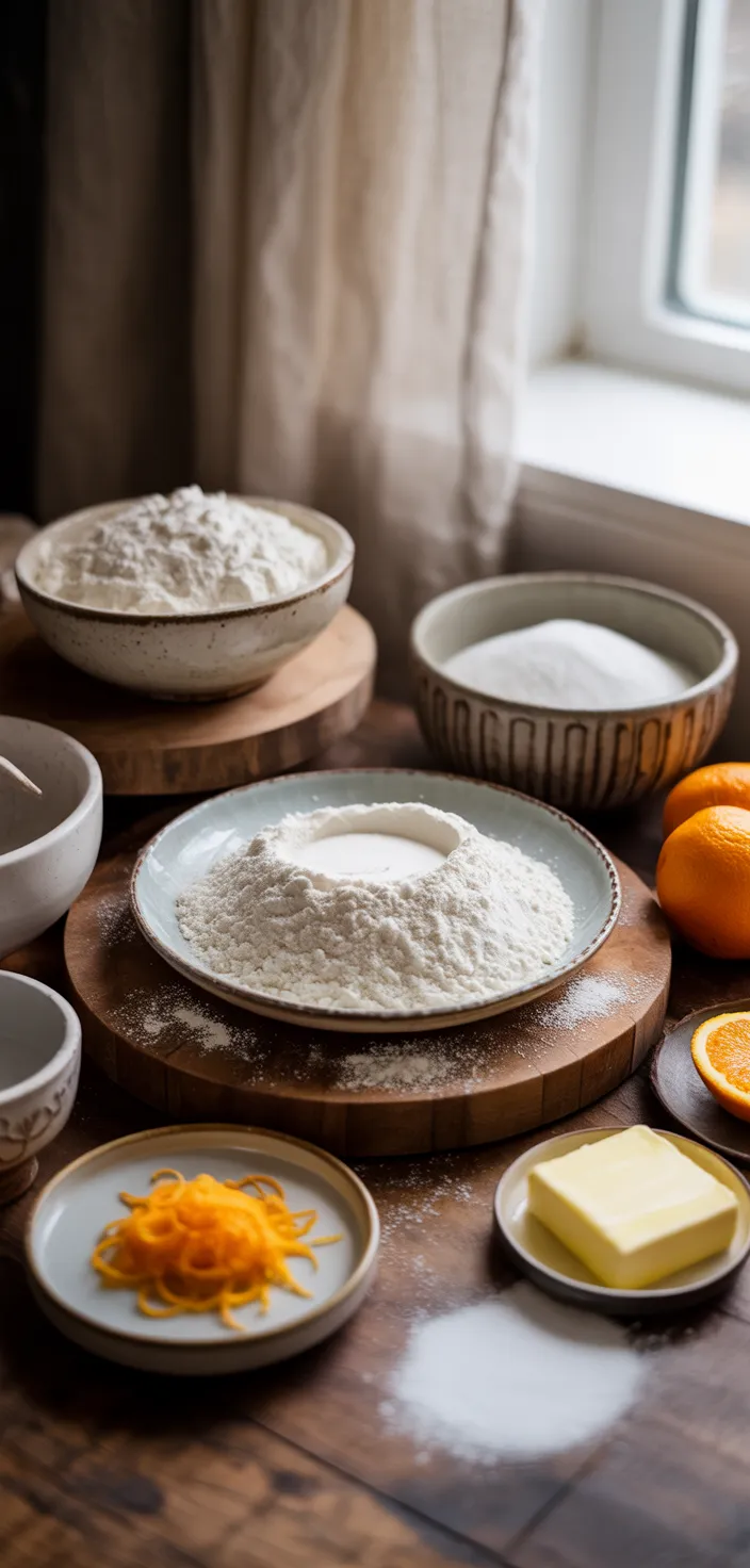 Ingredients photo for Orange Rolls With A Warm Sour Cream Butter Glaze – My Recipe Reviews