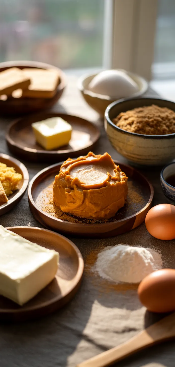 Ingredients photo for The Best Pumpkin Cheesecake Recipe