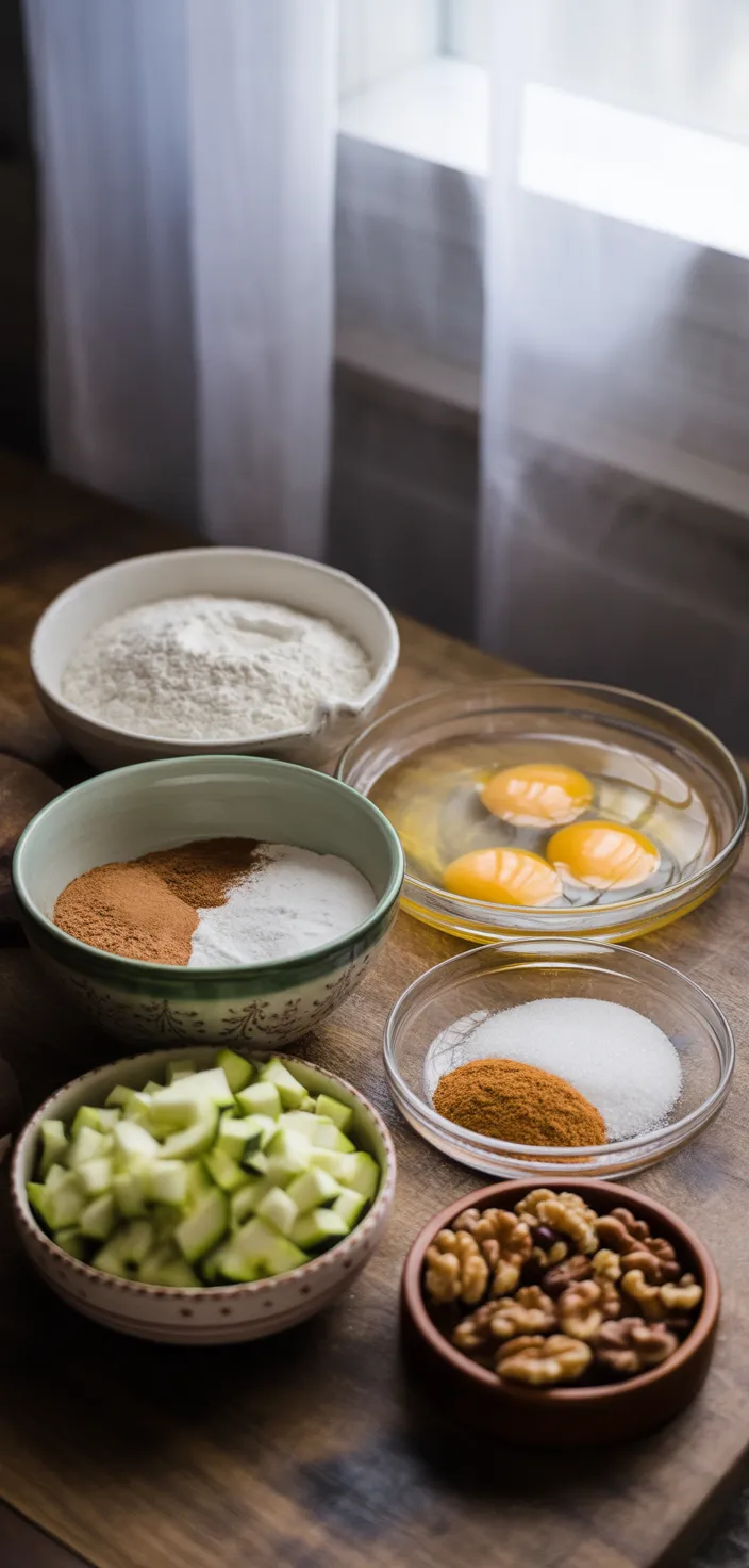 Ingredients photo for The Best Zucchini Bread Recipe