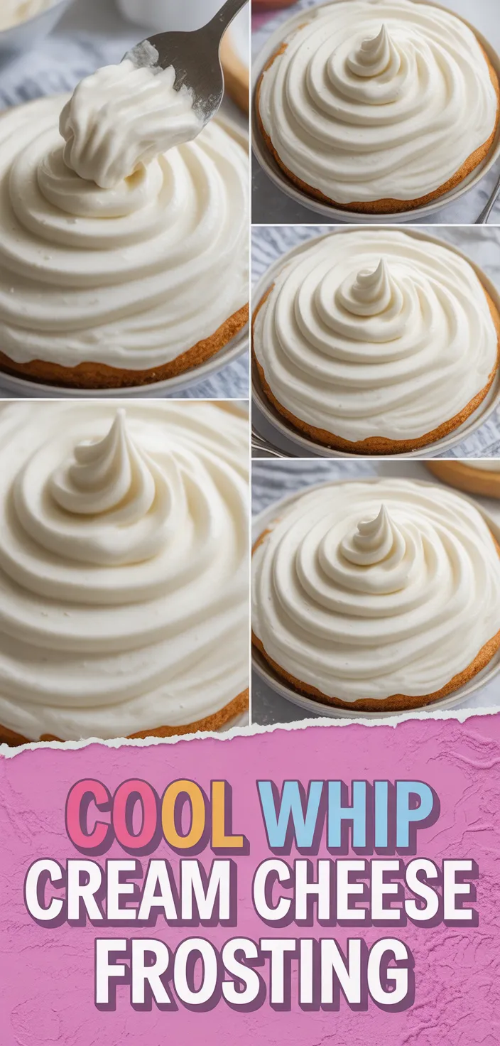 A photo of Cool Whip Cream Cheese Frosting Recipe
