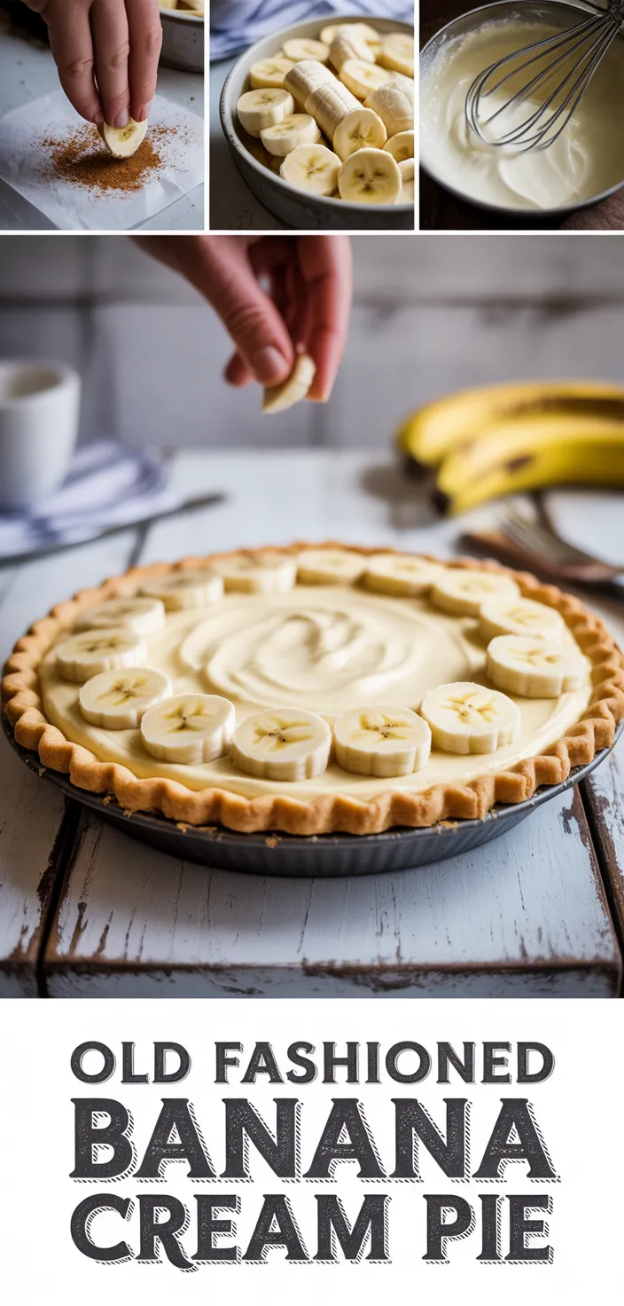 A photo of Old Fashioned Banana Cream Pie Recipe