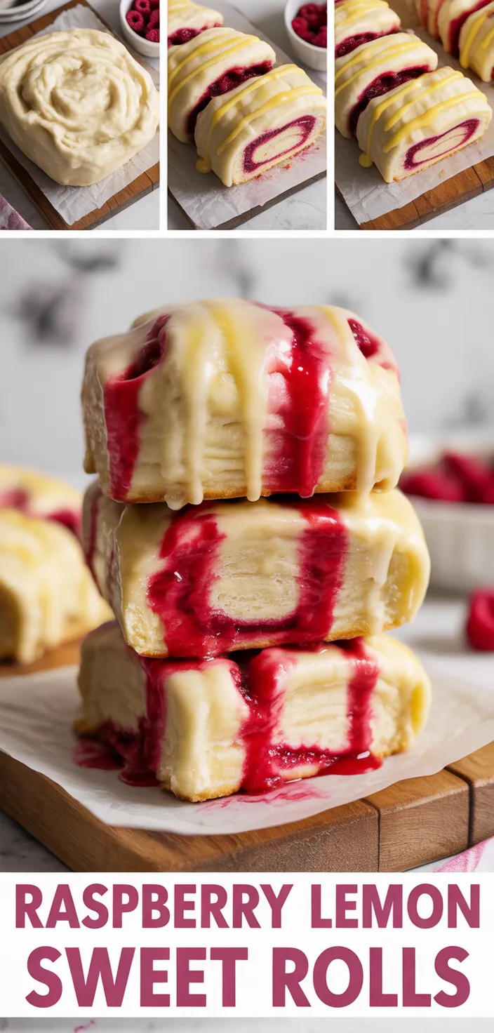 A photo of Raspberry Lemon Sweet Rolls Recipe