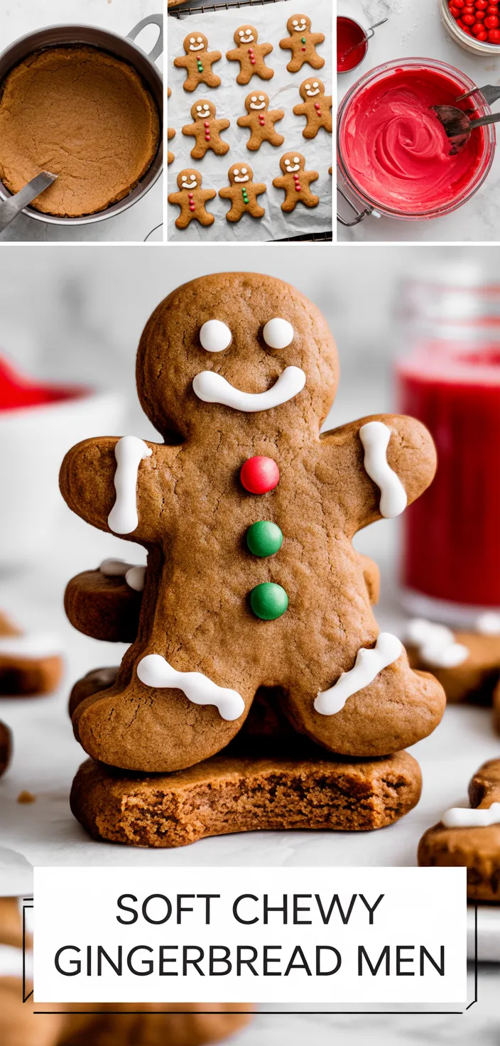 A photo of Soft & Chewy Gingerbread Men Cookies Recipe