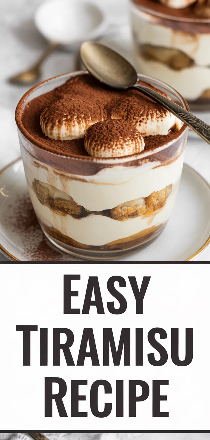 A photo of The Lazy Girl Super Easy Tiramisu Recipe