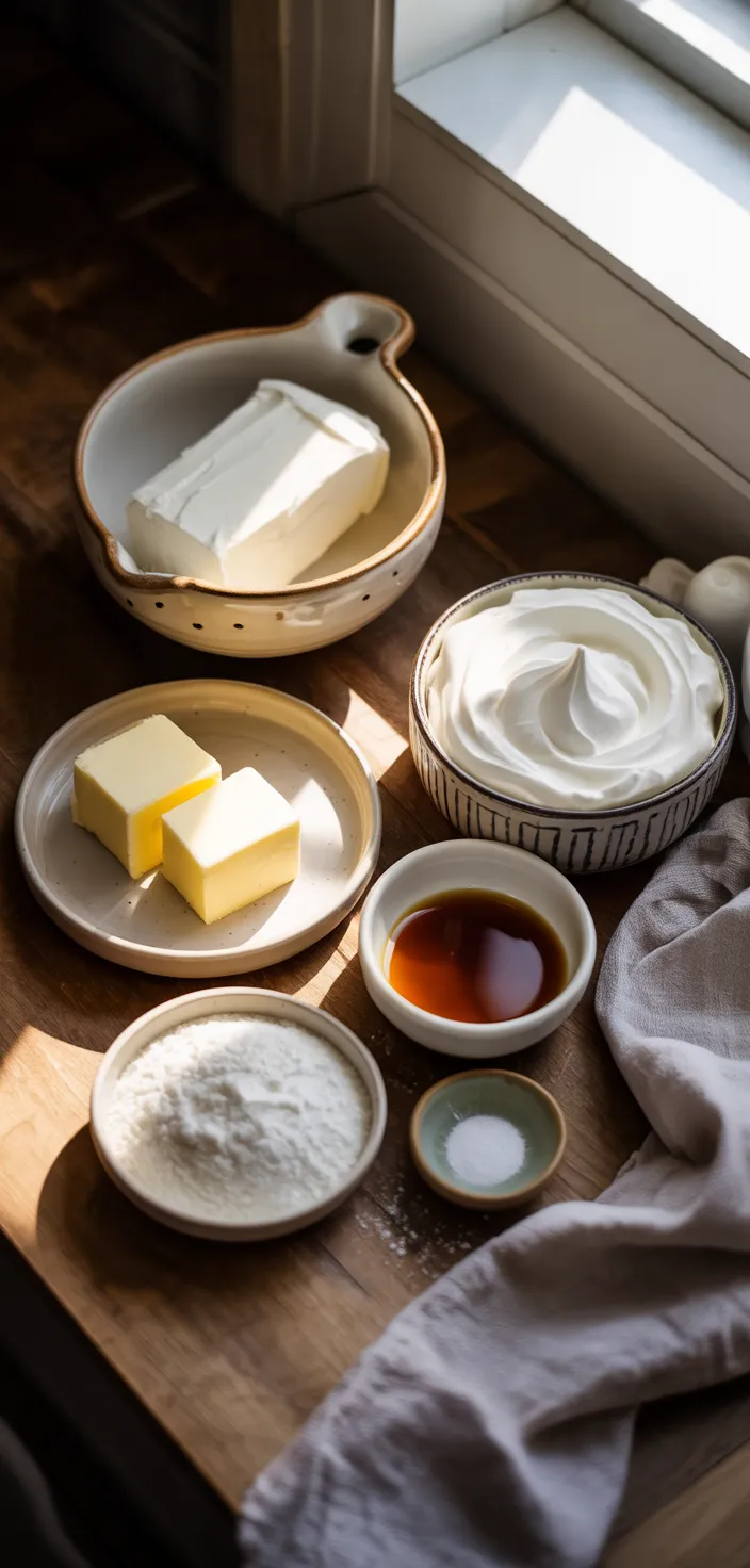 Ingredients photo for Cool Whip Cream Cheese Frosting Recipe