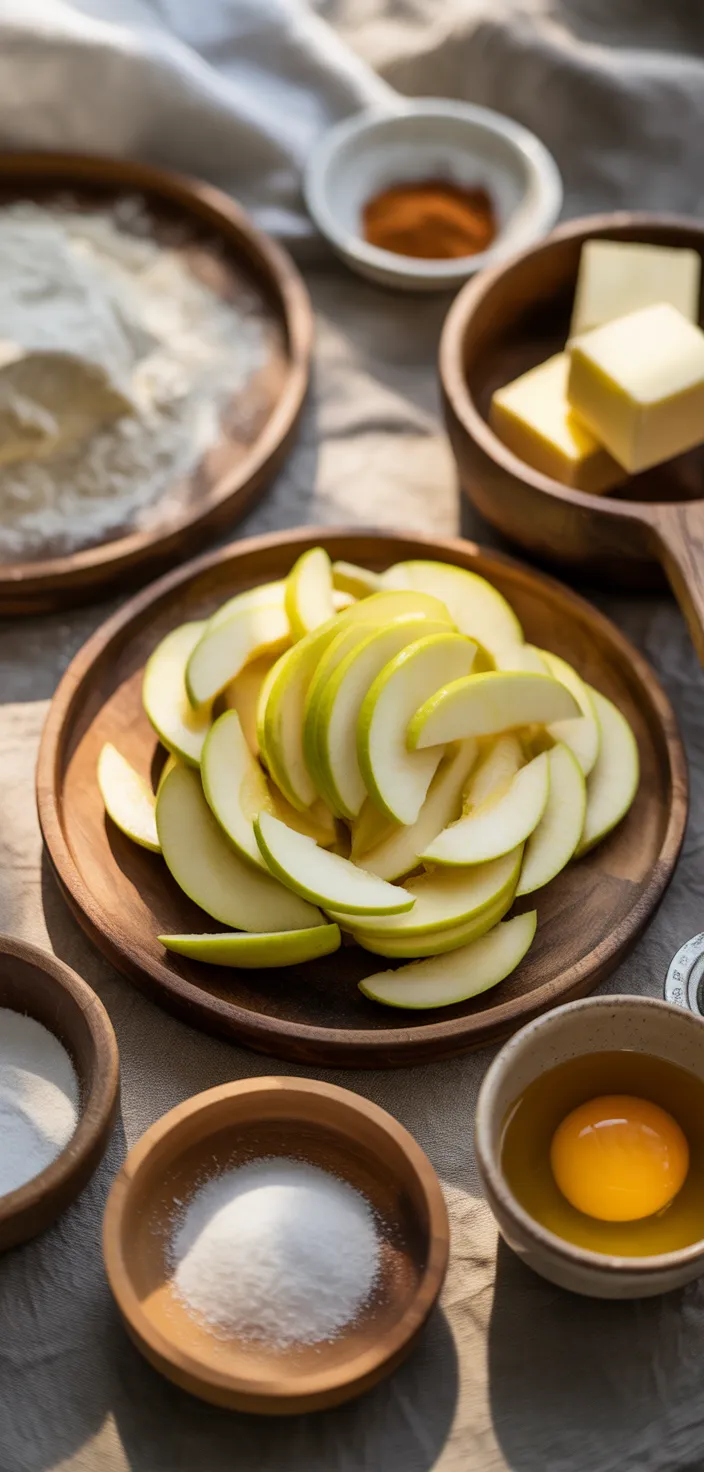 Ingredients photo for How To Make A Lattice Pie Recipe