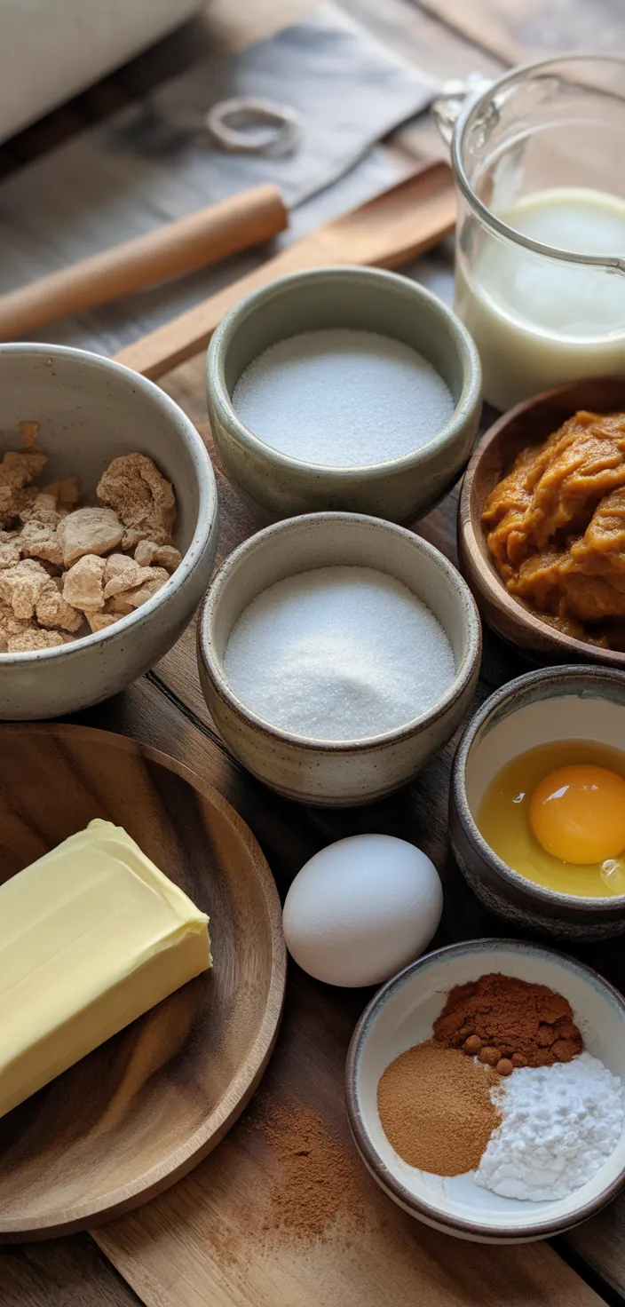 Ingredients photo for Pumpkin Cinnamon Rolls Recipe
