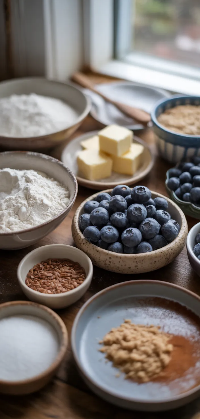 Ingredients photo for Blueberry Crumble Cookies Recipe
