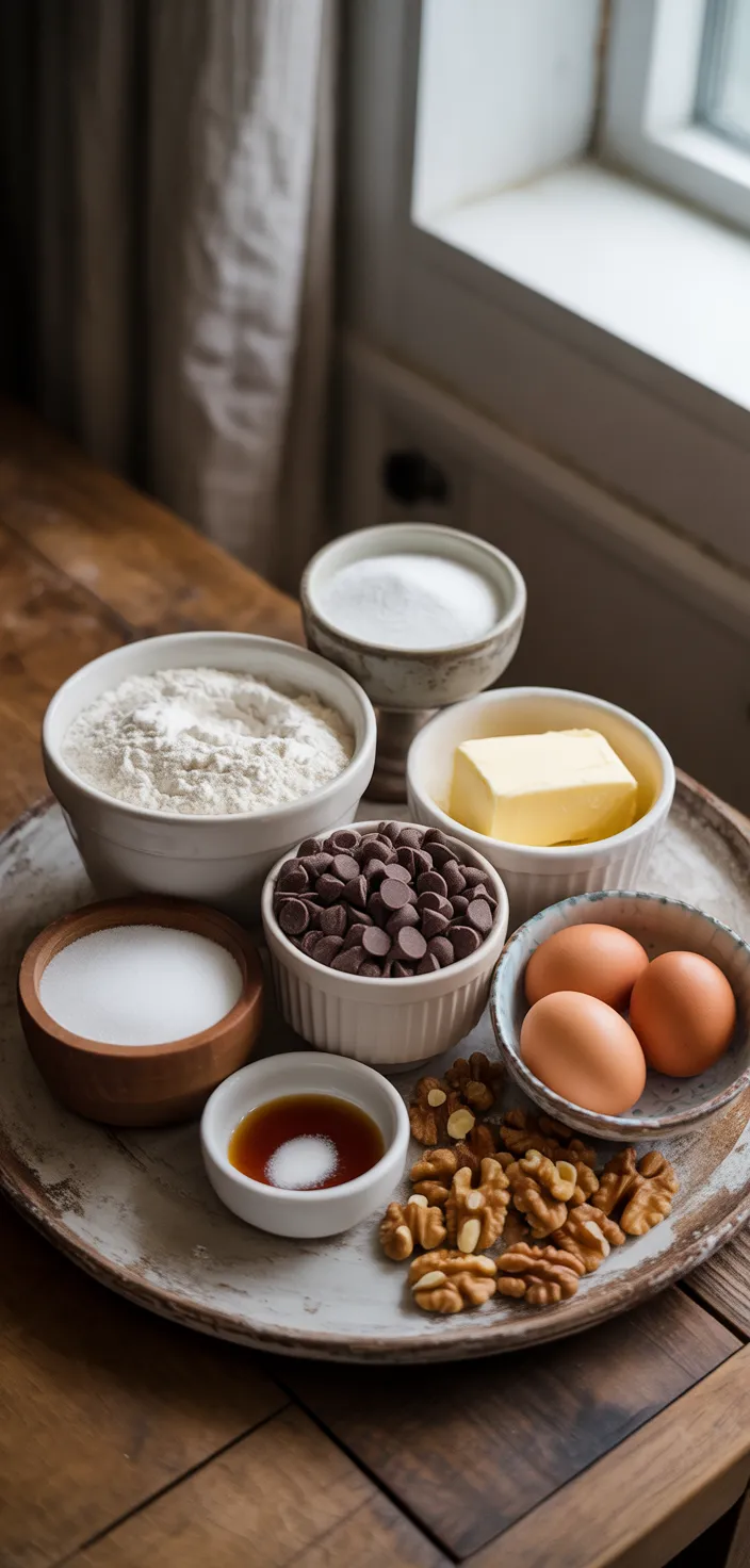 Ingredients photo for Chocolate Chip Cookies Recipe