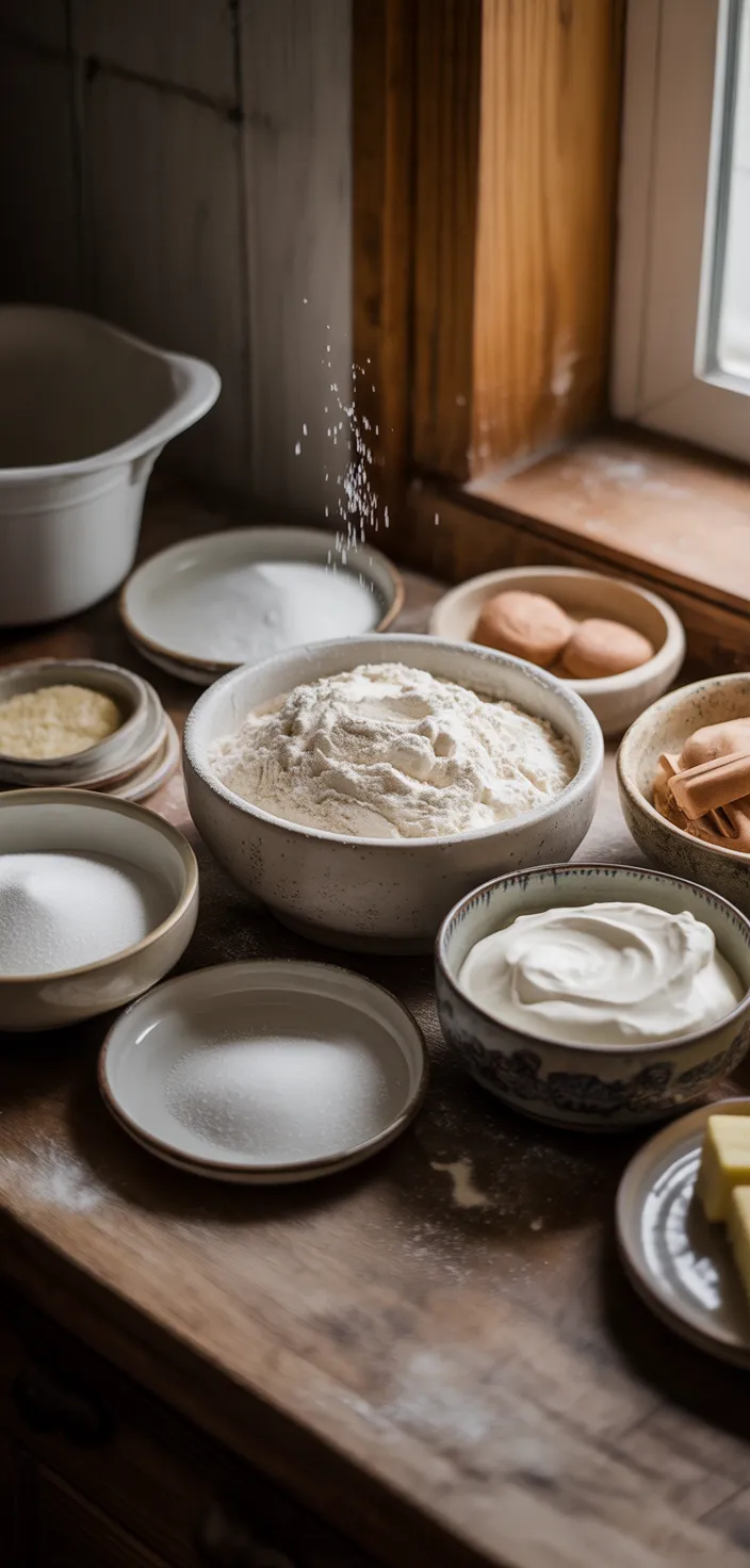 Ingredients photo for Cinnamon Roll Cake Recipe