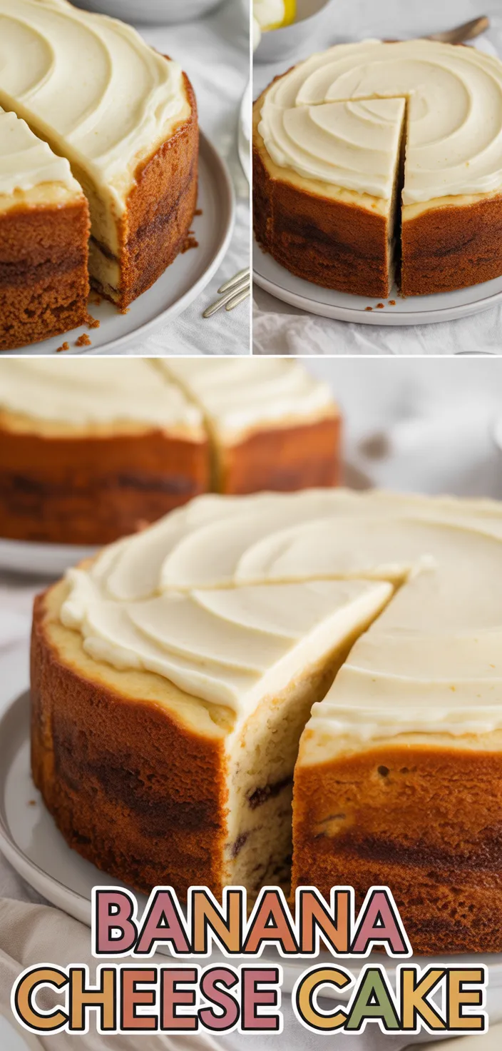 A photo of Banana Cake With Cream Cheese Frosting Recipe
