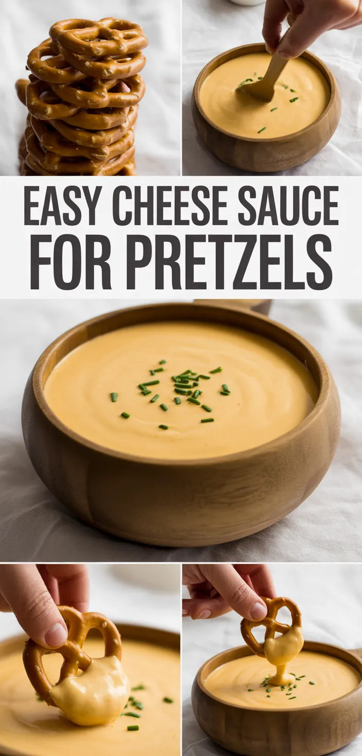 A photo of Easy Cheese Sauce For Pretzels Recipe
