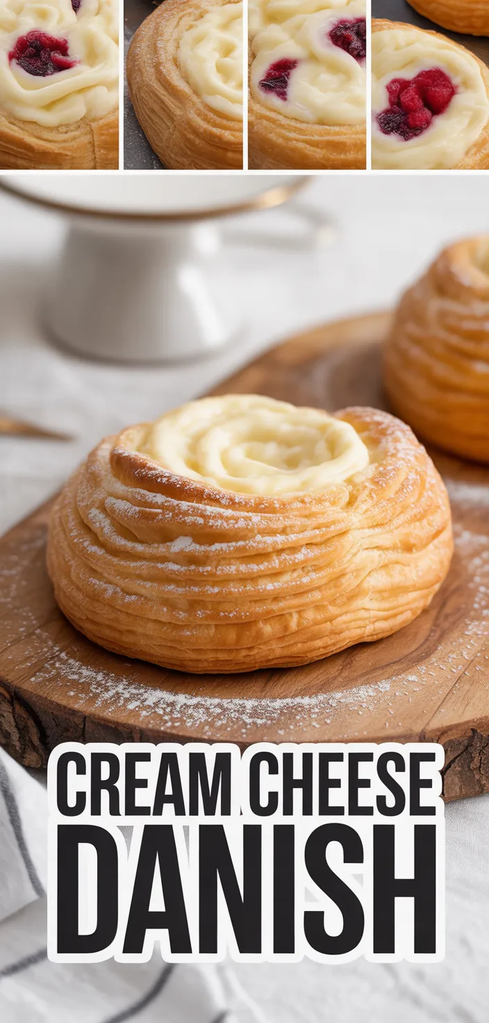 A photo of Fruit & Cream Cheese Danish Pastry Recipe