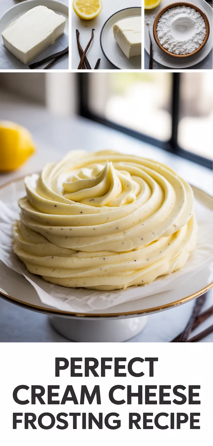 A photo of Perfect Cream Cheese Frosting Recipe