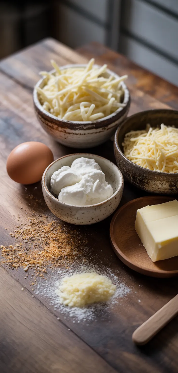 Ingredients photo for Keto Pull Apart Bread Recipe