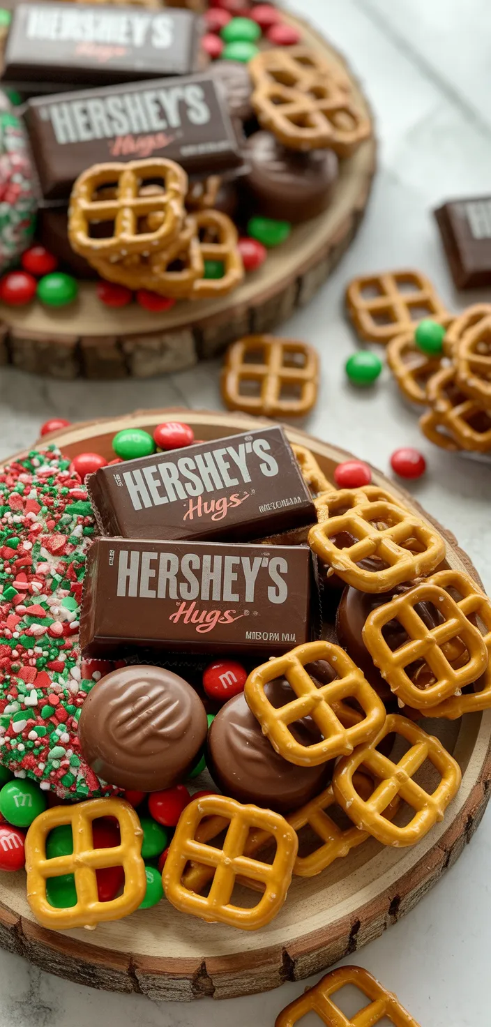 Ingredients photo for Christmas Pretzel Hugs Recipe