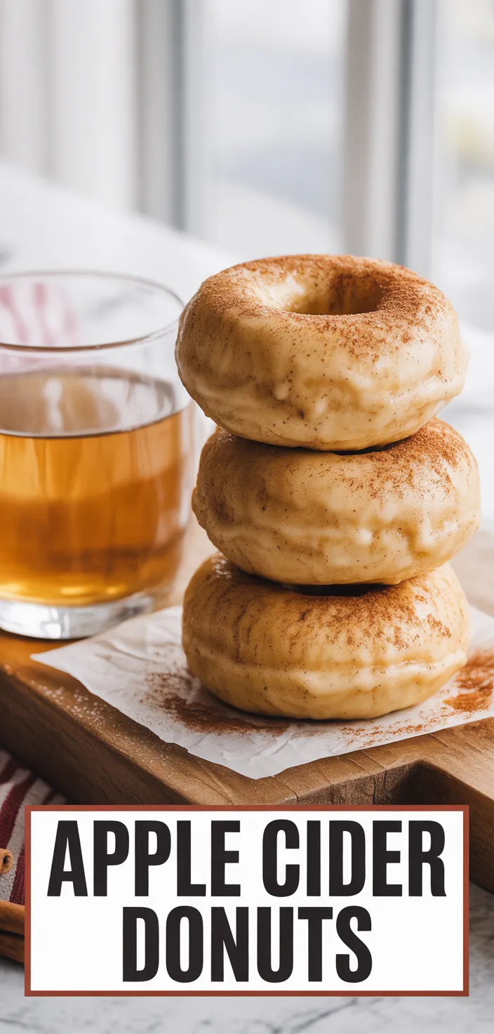 A photo of Baked Apple Cider Donuts With Cinnamon Sugar Recipe