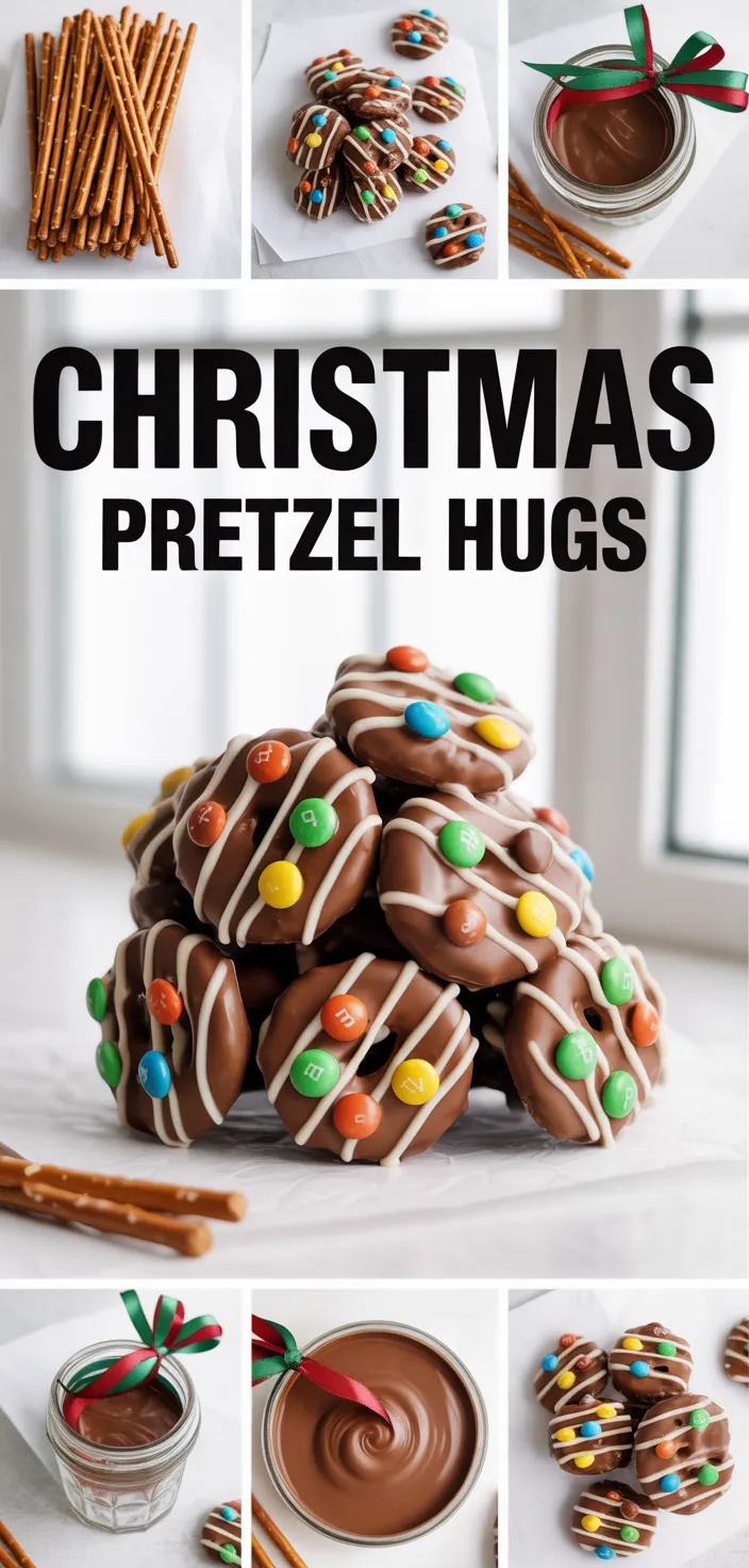 A photo of Christmas Pretzel Hugs Recipe