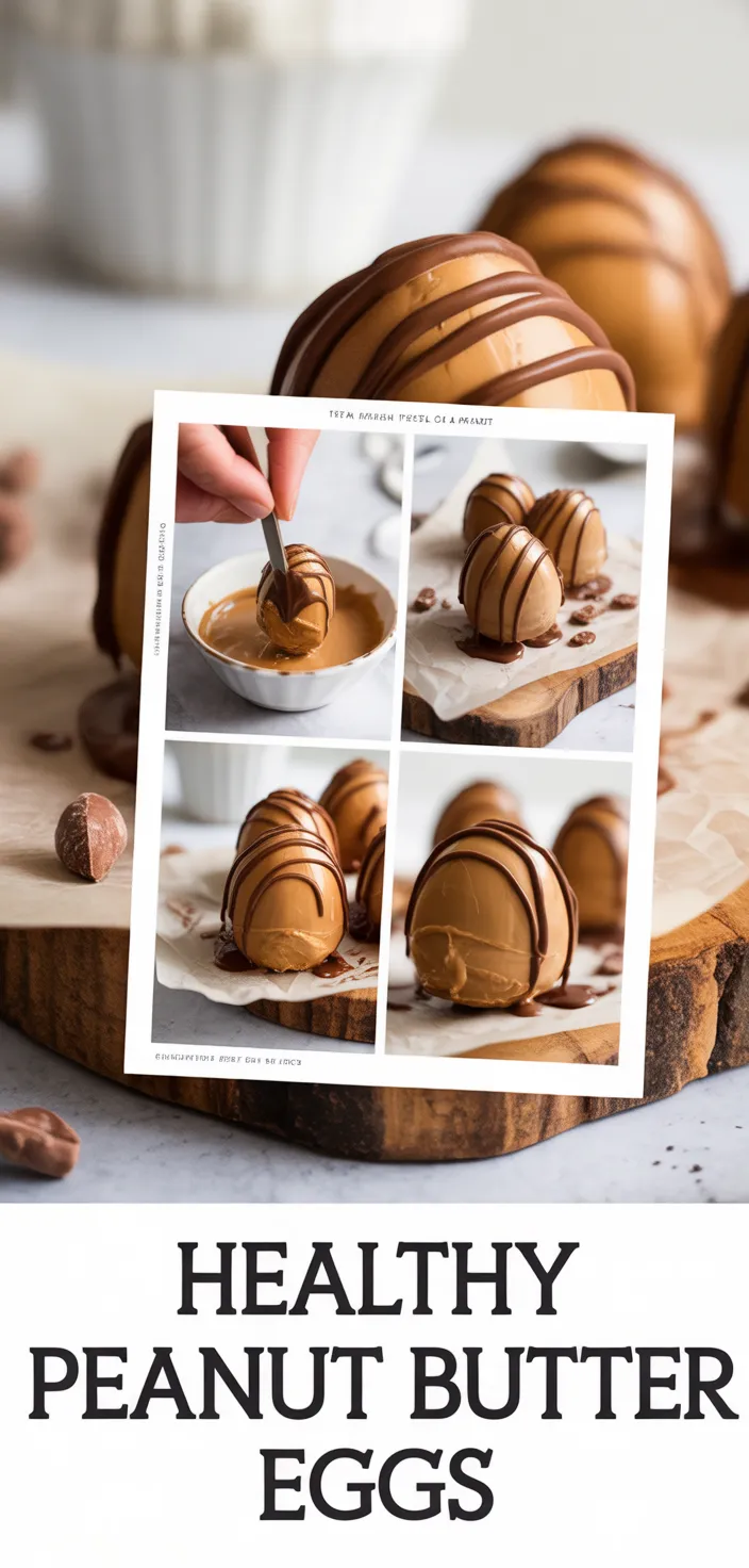 A photo of Easy, Healthy Homemade Reese's Peanut Butter Eggs Recipe