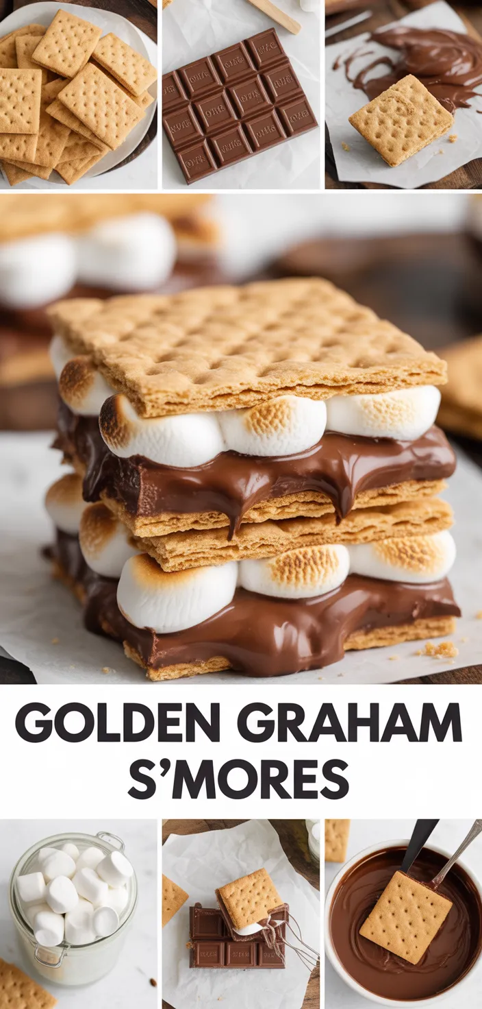 A photo of Golden Graham S'mores Recipe