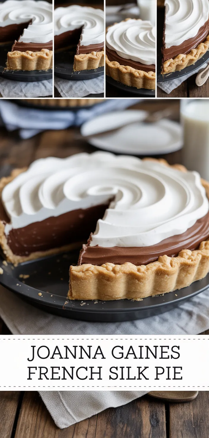 A photo of Joanna Gaines French Silk Pie  Recipe