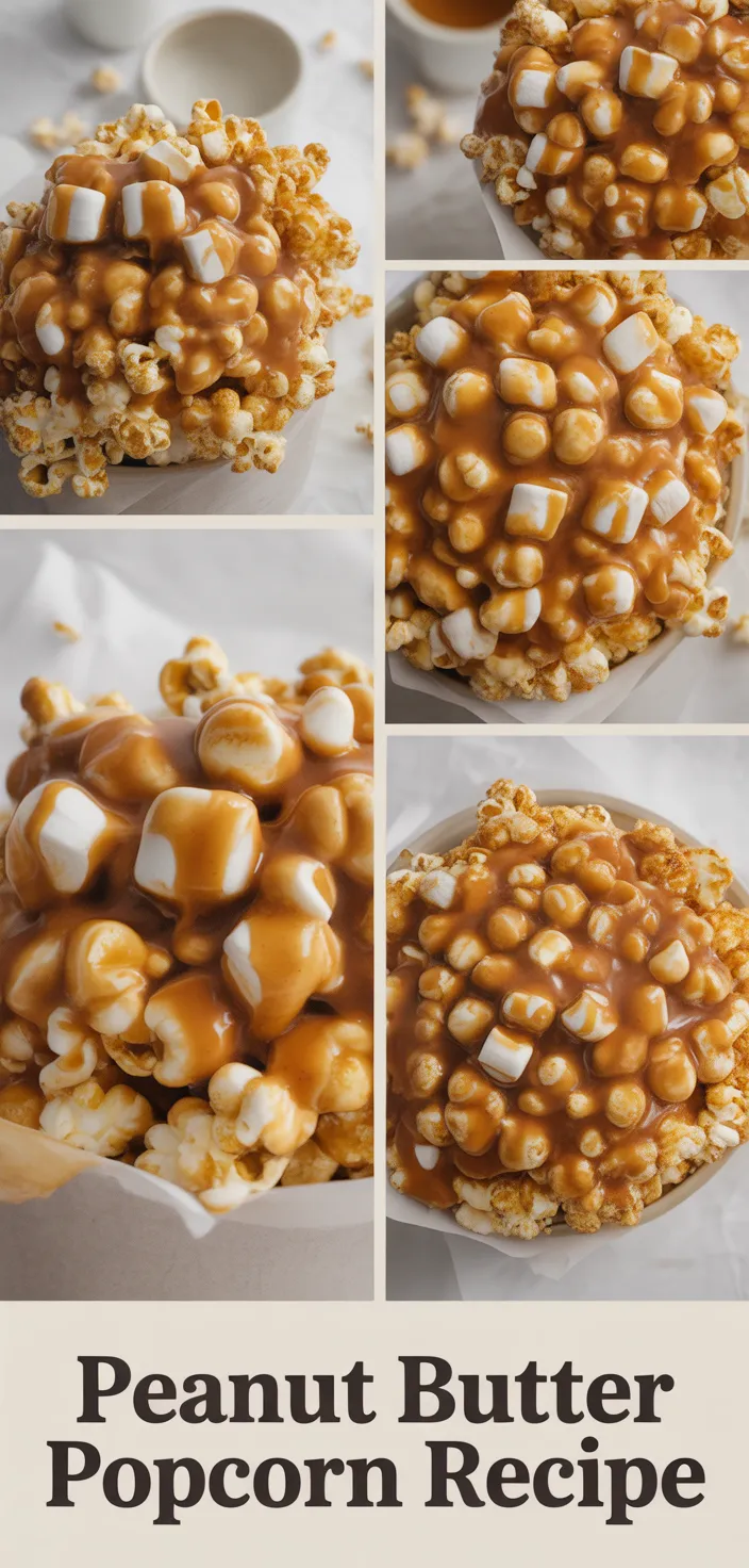 A photo of Peanut Butter Popcorn Recipe