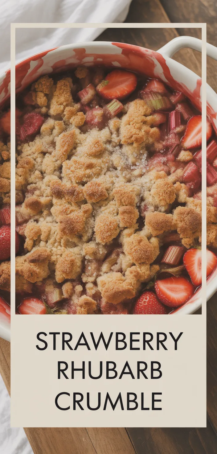 A photo of Strawberry Rhubarb Pie With Crumb Topping #SpringSweetsWeek Recipe