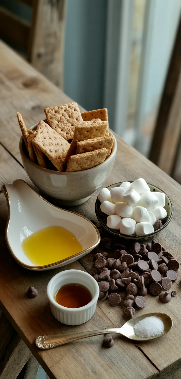 Ingredients photo for Golden Graham S'mores Recipe