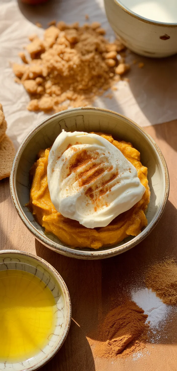 Ingredients photo for Mini Pumpkin Cheesecake Recipe