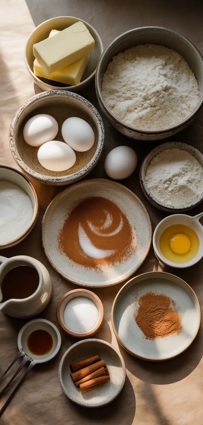 Ingredients photo for Snickerdoodle Cookies (without Cream Of Tartar) Recipe