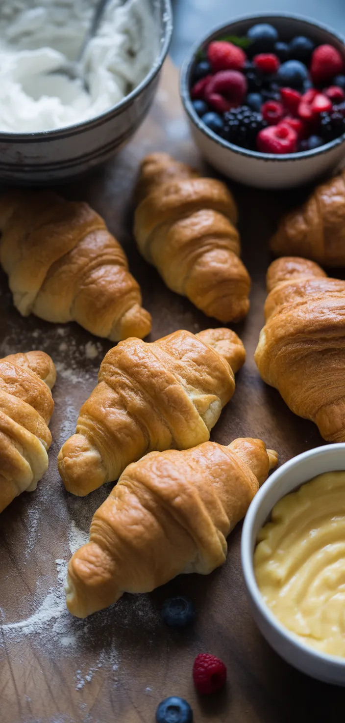 Ingredients photo for Berry Croissant Bake Recipe
