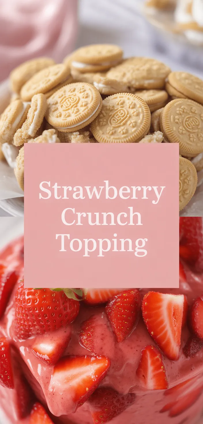 A photo of Strawberry Crunch Topping Recipe