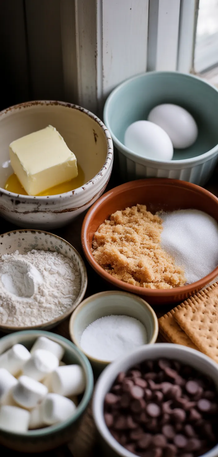 Ingredients photo for OMG S'mores Bars Recipe