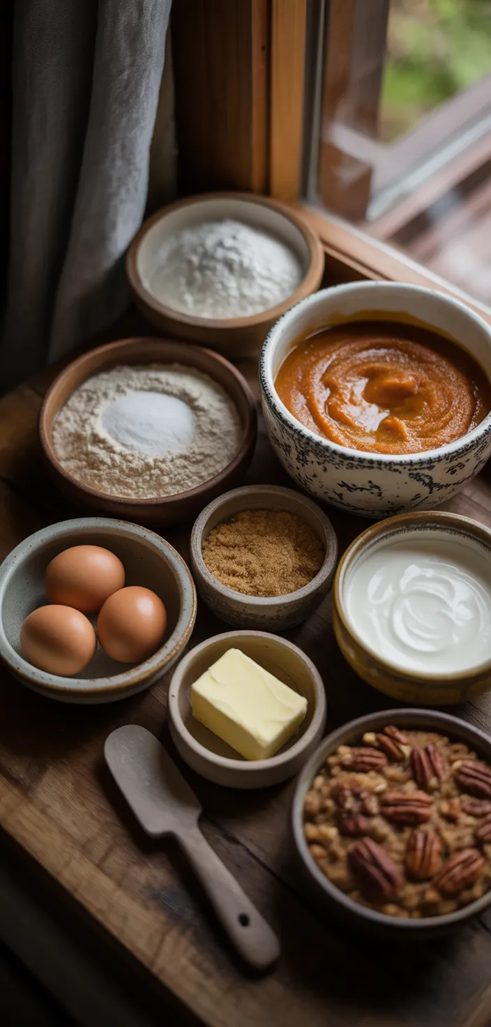 Ingredients photo for Pumpkin Spice Coffee Cake Recipe