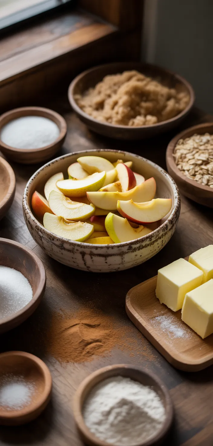 Ingredients photo for The Best Apple Crisp Recipe