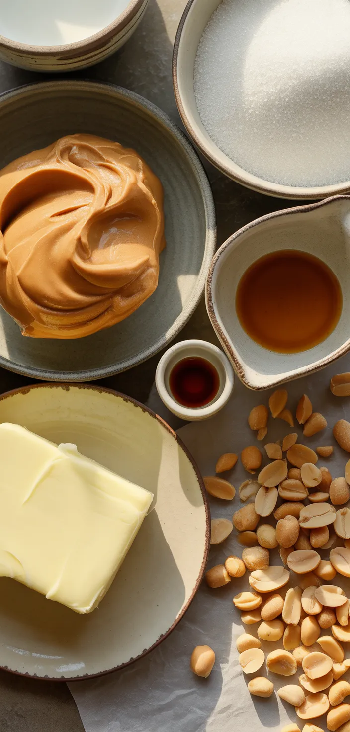 Ingredients photo for Easy Peanut Butter Fudge Recipe