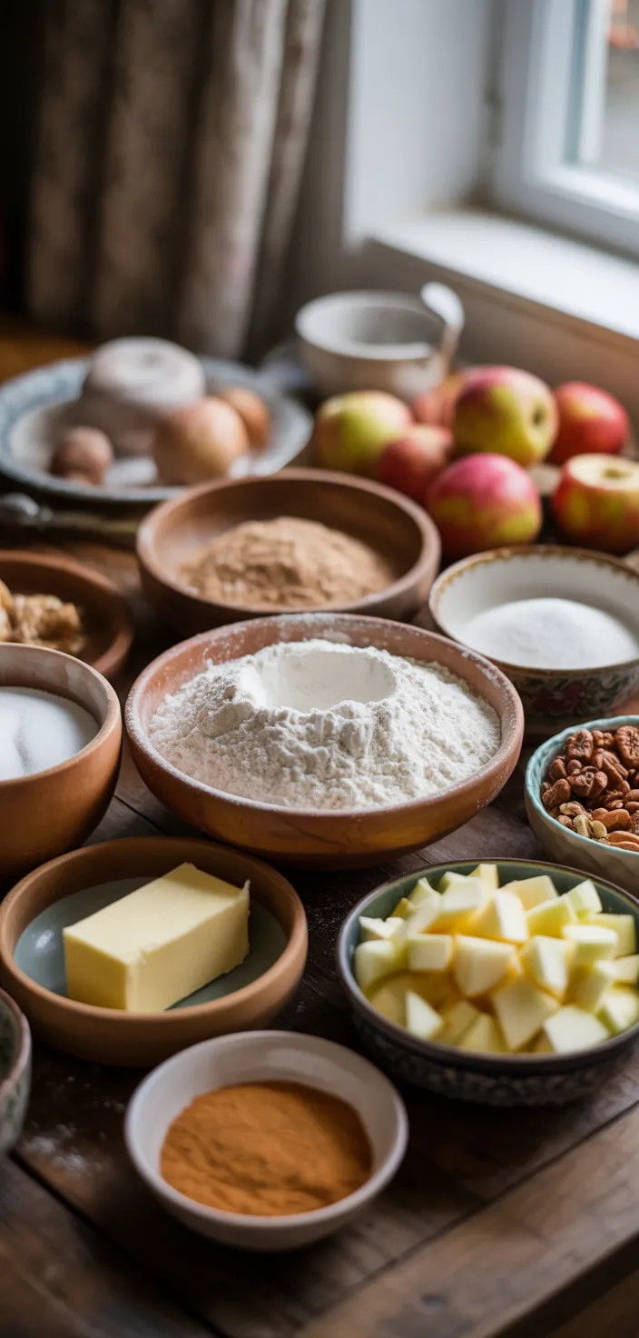 Ingredients photo for Best Apple Cake Ever Recipe
