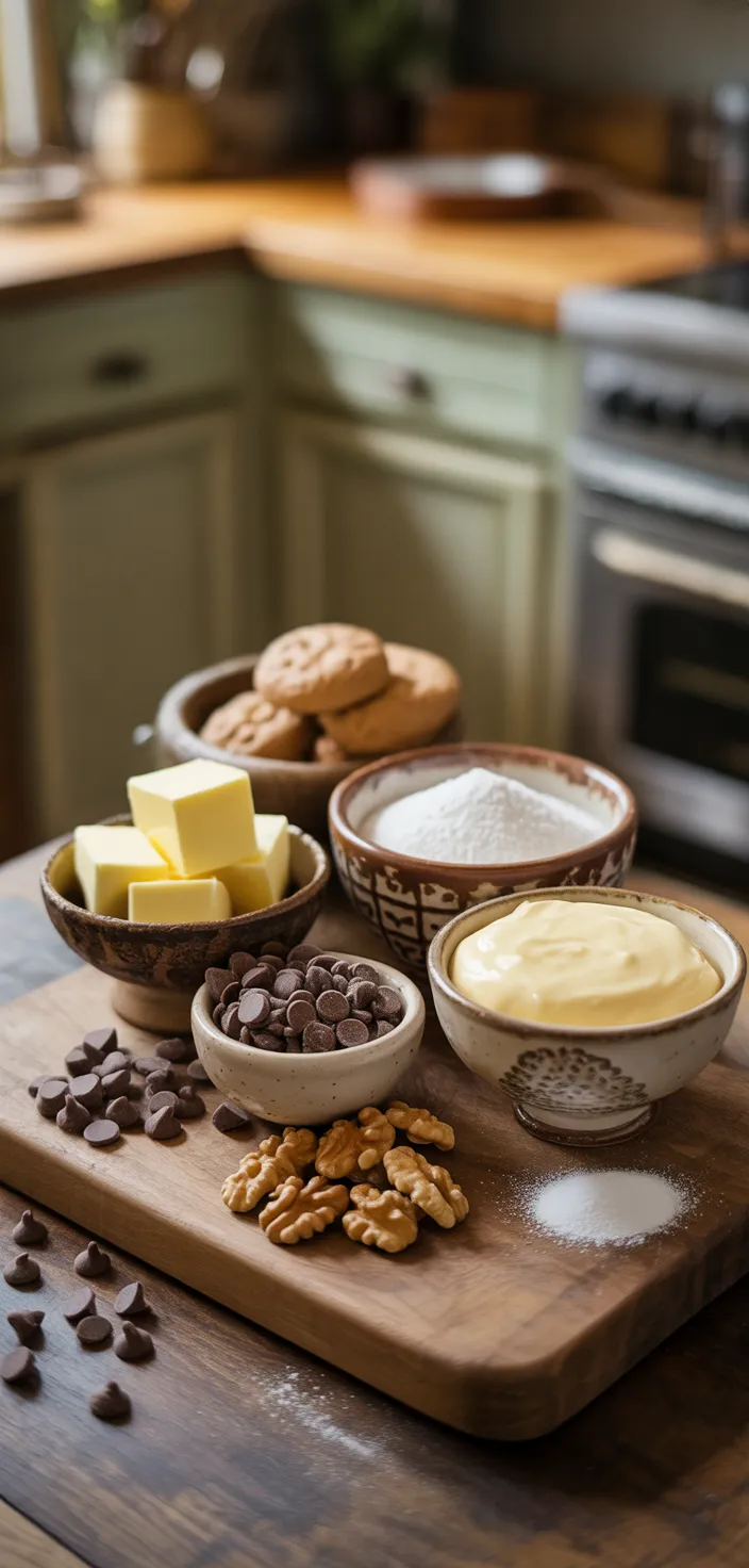 Ingredients photo for Best Chocolate Chip Pudding Cookies Recipe