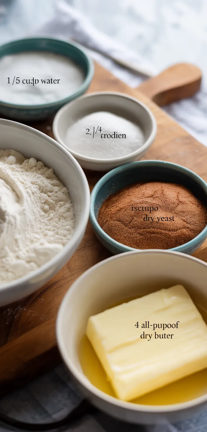 Ingredients photo for Cinnamon Sugar Pretzel Bites Recipe